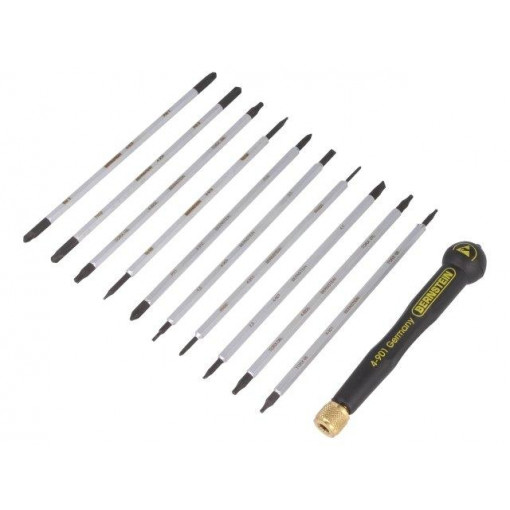 4-960; Kit: screwdrivers; Pcs: 11; ESD; Package: bag; BERNSTEIN