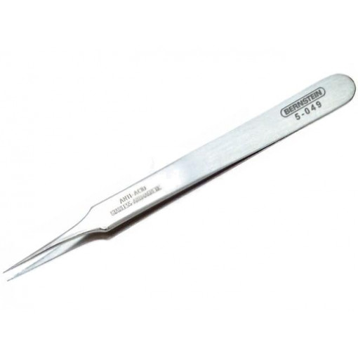 5-049; Tweezers; non-magnetic; Blade tip shape: sharp; BERNSTEIN