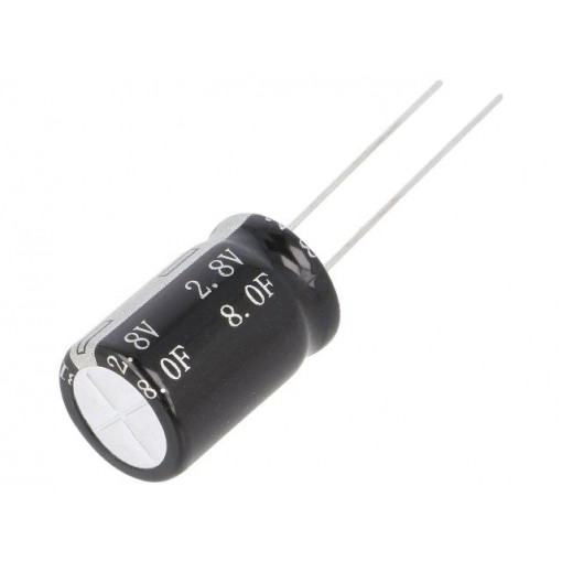 BRP002R8L805FC; Capacitor: electrolytic; supercapacitor; 8F; 2.8VDC; ESR: 50mΩ; THT; BIGCAP