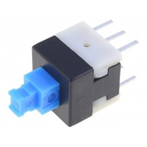 BS-800-L; Microswitch TACT; DPDT; Pos: 2; 0.1A/30VDC; THT; none; 1.6N; 8x8mm; CANAL ELECTRONIC
