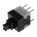 BS-800-N; Microswitch TACT; DPDT; Pos: 2; 0.1A/30VDC; THT; none; 1.6N; 8x8mm; CANAL ELECTRONIC BS-800-N; Microswitch TACT; DPDT; Pos: 2; 0.1A/30VDC; THT; none; 1.6N; 8x8mm; CANAL ELECTRONIC