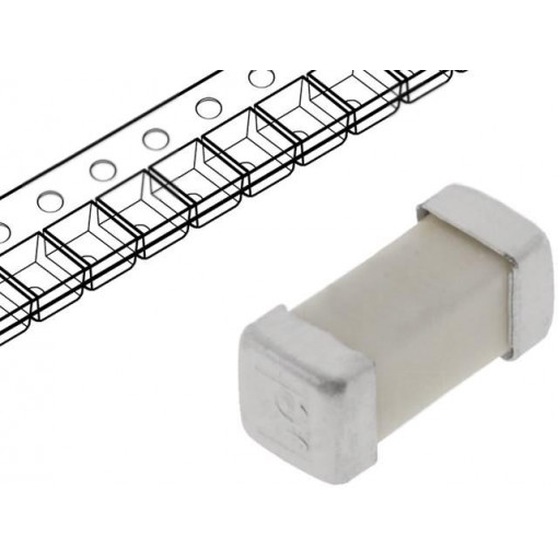 158000.0,4; Fuse: fuse; time-lag; 400mA; 125VAC; 125VDC; SMD; ceramic; brass; SIBA 158000.0,4; Fuse: fuse; time-lag; 400mA; 125VAC; 125VDC; SMD; ceramic; brass; SIBA