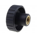 6803; Knob; Ø: 40mm; Int.thread: M10; 20mm; H: 27mm; polyamide; knurled; ELESA+GANTER