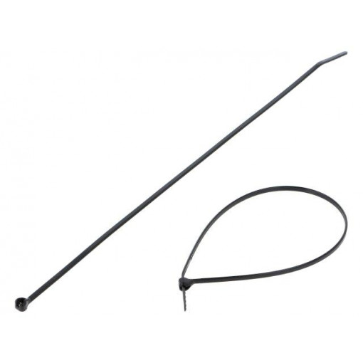 BT2M-C0; Cable tie; with a metal clasp; L: 201mm; W: 2.4mm; polyamide; 80N; PANDUIT