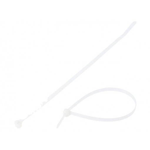 BT2S-C; Cable tie; with a metal clasp; L: 203mm; W: 4.7mm; polyamide; 222N; PANDUIT BT2S-C; Cable tie; with a metal clasp; L: 203mm; W: 4.7mm; polyamide; 222N; PANDUIT