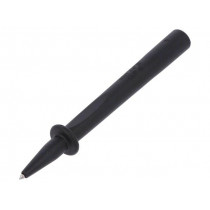66.9390-21; Test probe; 32A; black; Tip diameter: 4mm; Socket size: 4mm; STÄUBLI