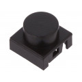 BTN K02 90; Button; black; Ø8mm; Application: KSA series,KSL series; C&K