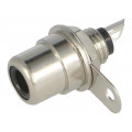 BTO 1 SCHWARZ; Socket; RCA; female; straight; soldering; nickel plated; LUMBERG BTO 1 SCHWARZ; Socket; RCA; female; straight; soldering; nickel plated; LUMBERG