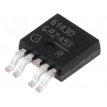 BTS6143D; IC: power switch; high-side; 33A; Channels: 1; N-Channel; SMD; DPAK5; INFINEON TECHNOLOGIES