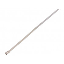 BU44-200; Cable tie; L: 200mm; W: 4.6mm; stainless steel; 445N; Colour: steel; RAYCHEM RPG