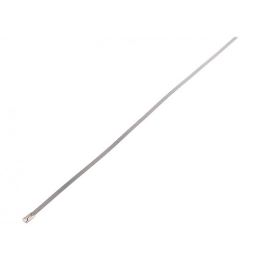 BU44-360; Cable tie; L: 360mm; W: 4.6mm; stainless steel; 445N; Colour: steel; RAYCHEM RPG