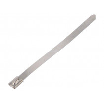 BU74-150; Cable tie; L: 150mm; W: 7.9mm; stainless steel; 1112N; Colour: steel; RAYCHEM RPG