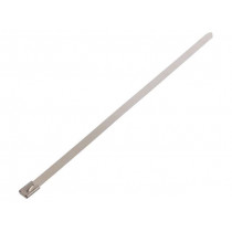 BU74-260; Cable tie; L: 260mm; W: 7.9mm; stainless steel; 1112N; Colour: steel; RAYCHEM RPG