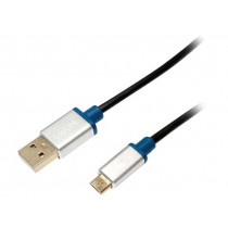 BUAM210; Cable; USB 2.0; USB A plug,USB B micro plug; 1m; black; LOGILINK