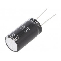 BUP002R8L606FC; Capacitor: electrolytic; supercapacitor; 60F; 2.8VDC; ESR: 30mΩ; BIGCAP BUP002R8L606FC; Capacitor: electrolytic; supercapacitor; 60F; 2.8VDC; ESR: 30mΩ; BIGCAP