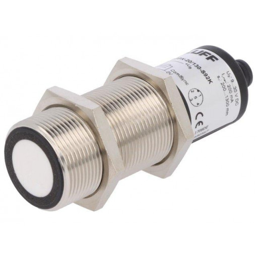 BUS M30M1-PPX-20/130-S92K; Sensor: ultrasonic; straight; Range: 200÷1300mm; PNP / NO / NC; BALLUFF