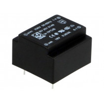 BV 201 0149; Transformer: encapsulated; 0.35VA; 230VAC; 18V; 19mA; Mounting: PCB; HAHN