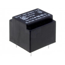 BV 202 0160; Transformer: encapsulated; 0.5VA; 230VAC; 12V; 12V; 21mA; 21mA; 35g; HAHN