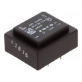 BV EI 301 2104; Transformer: encapsulated; 0.6VA; 230VAC; 6V; 100mA; Mounting: PCB; HAHN