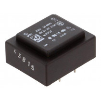 BV EI 301 2104; Transformer: encapsulated; 0.6VA; 230VAC; 6V; 100mA; Mounting: PCB; HAHN BV EI 301 2104; Transformer: encapsulated; 0.6VA; 230VAC; 6V; 100mA; Mounting: PCB; HAHN