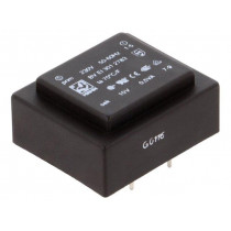 BV EI 301 2783; Transformer: encapsulated; 0.5VA; 230VAC; 10V; 50mA; Mounting: PCB; HAHN BV EI 301 2783; Transformer: encapsulated; 0.5VA; 230VAC; 10V; 50mA; Mounting: PCB; HAHN