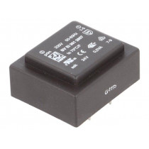 BV EI 301 2807; Transformer: encapsulated; 0.5VA; 230VAC; 24V; 21mA; Mounting: PCB; HAHN BV EI 301 2807; Transformer: encapsulated; 0.5VA; 230VAC; 24V; 21mA; Mounting: PCB; HAHN
