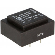 BV EI 301 2824; Transformer: encapsulated; 0.5VA; 230VAC; 12V; 42mA; Mounting: PCB; HAHN BV EI 301 2824; Transformer: encapsulated; 0.5VA; 230VAC; 12V; 42mA; Mounting: PCB; HAHN