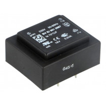 BV EI 301 2967; Transformer: encapsulated; 0.5VA; 230VAC; 18V; 28mA; Mounting: PCB; HAHN BV EI 301 2967; Transformer: encapsulated; 0.5VA; 230VAC; 18V; 28mA; Mounting: PCB; HAHN