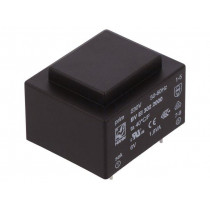 BV EI 302 2000; Transformer: encapsulated; 1.8VA; 230VAC; 6V; 300mA; Mounting: PCB; HAHN BV EI 302 2000; Transformer: encapsulated; 1.8VA; 230VAC; 6V; 300mA; Mounting: PCB; HAHN