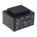 BV EI 302 2026; Transformer: encapsulated; 1.5VA; 230VAC; 9V; 9V; 83mA; 83mA; 70g; HAHN