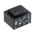 BV EI 302 2810; Transformer: encapsulated; 1VA; 230VAC; 18V; 56mA; Mounting: PCB; HAHN