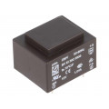 BV EI 302 2903; Transformer: encapsulated; 1VA; 230VAC; 12V; 83mA; Mounting: PCB; HAHN