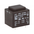 BV EI 305 2055; Transformer: encapsulated; 3VA; 230VAC; 6V; 6V; 250mA; 250mA; 111g; HAHN BV EI 305 2055; Transformer: encapsulated; 3VA; 230VAC; 6V; 6V; 250mA; 250mA; 111g; HAHN