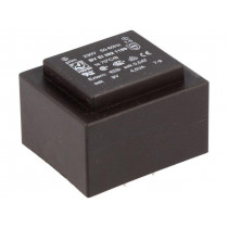 BV EI 382 1189; Transformer: encapsulated; 4.5VA; 230VAC; 9V; 500mA; Mounting: PCB; HAHN