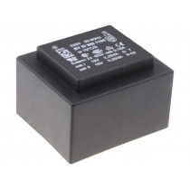 BV EI 382 1194; Transformer: encapsulated; 4.5VA; 230VAC; 15V; 15V; 150mA; 150mA; HAHN