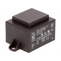BV EI 422 1227; Transformer: encapsulated; 6VA; 230VAC; 15V; 15V; 200mA; 200mA; 200g; HAHN