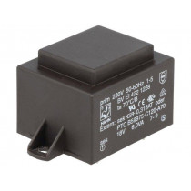 BV EI 422 1228; Transformer: encapsulated; 6VA; 230VAC; 18V; 334mA; Mounting: PCB; HAHN