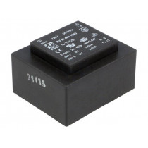 BV EI 480 1390; Transformer: encapsulated; 7VA; 230VAC; 9V; 9V; 389mA; 389mA; 250g; HAHN