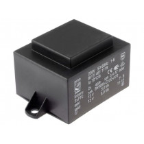 BV EI 481 1119; Transformer: encapsulated; 10VA; 230VAC; 12V; 12V; 417mA; 417mA; HAHN