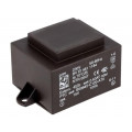 BV EI 481 1184; Transformer: encapsulated; 10VA; 230VAC; 15V; 667mA; Mounting: PCB; HAHN