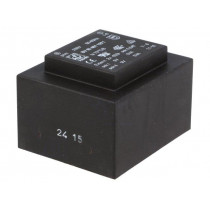 BV EI 481 1271; Transformer: encapsulated; 10VA; 230VAC; 9V; 9V; 555mA; 555mA; 300g; HAHN