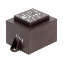 BV EI 482 1242; Transformer: encapsulated; 12VA; 230VAC; 15V; 15V; 400mA; 400mA; HAHN
