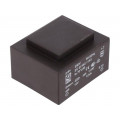 BV EI 540 1143; Transformer: encapsulated; 12VA; 230VAC; 12V; 1000mA; Mounting: PCB; HAHN