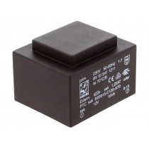 BV EI 541 1211; Transformer: encapsulated; 16VA; 230VAC; 12V; 1333mA; Mounting: PCB; HAHN