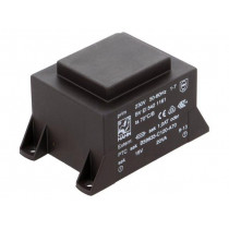 BV EI 542 1161; Transformer: encapsulated; 20VA; 230VAC; 18V; 1112mA; Mounting: PCB; HAHN