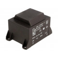 BV EI 602 1015; Transformer: encapsulated; 28VA; 230VAC; 15V; 1867mA; Mounting: PCB; HAHN