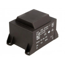 BV EI 602 1015; Transformer: encapsulated; 28VA; 230VAC; 15V; 1867mA; Mounting: PCB; HAHN