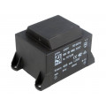 BV EI 602 1017; Transformer: encapsulated; 28VA; 230VAC; 24V; 1167mA; Mounting: PCB; HAHN