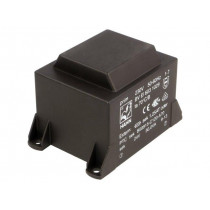 BV EI 603 1029; Transformer: encapsulated; 30VA; 230VAC; 24V; 1250mA; Mounting: PCB; HAHN