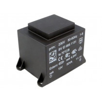 BV EI 665 1131; Transformer: encapsulated; 50VA; 230VAC; 12V; 4167mA; Mounting: PCB; HAHN